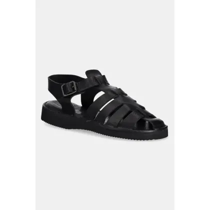 Zdjęcie Fracap sandały skórzane Sandals damskie kolor czarny D038
