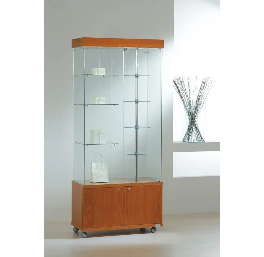 obrazek 1 Wyjątkowa witryna sklepowa z szafką i obrotowymi oraz stałymi półkami