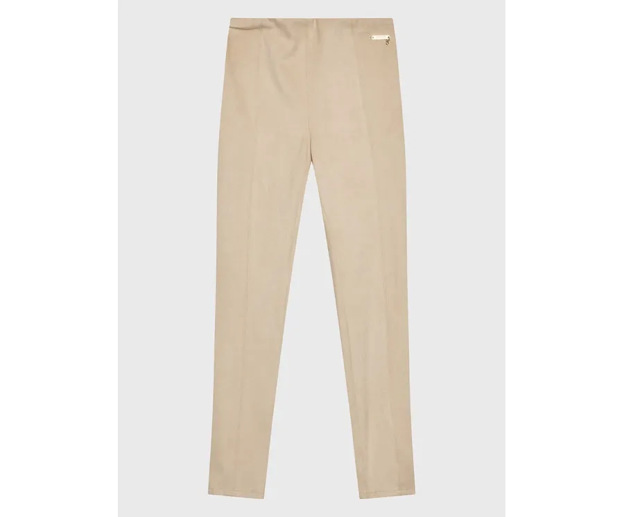 obrazek 1 Guess Legginsy J1BB14 WE0L0 Beżowy Slim Fit