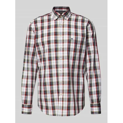 Zdjęcie Koszula casualowa o kroju regular fit z kołnierzykiem typu button down