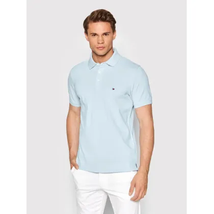 Zdjęcie Tommy Hilfiger Polo MW0MW17771 Błękitny Slim Fit