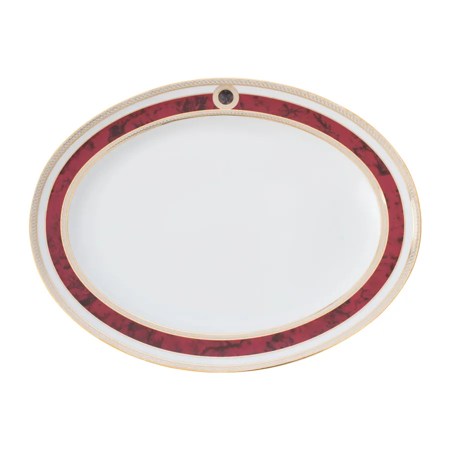 obrazek 1 Cudowny porcelanowy półmisek owalny z kolekcji Detail - Porcel
