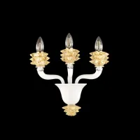 Picture A unique Italian glass wall lamp - handmade from Murano glass