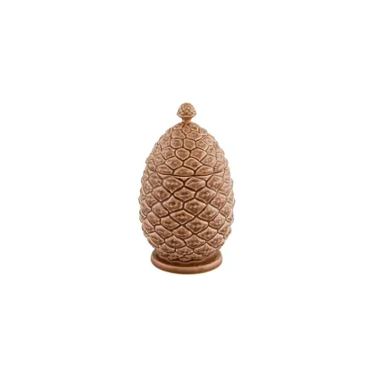 Picture A charming ceramic container in the shape of a pine cone - Bordallo Pinheiro
