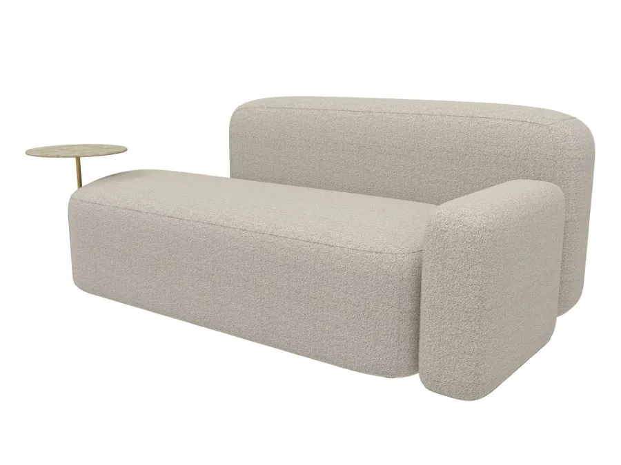 obrazek 2 Elegancka sofa z szerokim siedziskiem H.75xL.200xP.95 cm