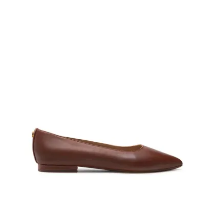 Zdjęcie LAUREN RALPH LAUREN Baleriny Londyn 802862706002 Brązowy