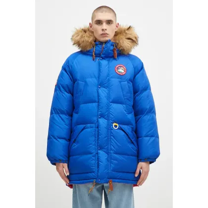 Zdjęcie Polo Ralph Lauren kurtka puchowa dwustronna Ripstop-Rev Talvi Parka męska kolor niebieski zimowa 710946045
