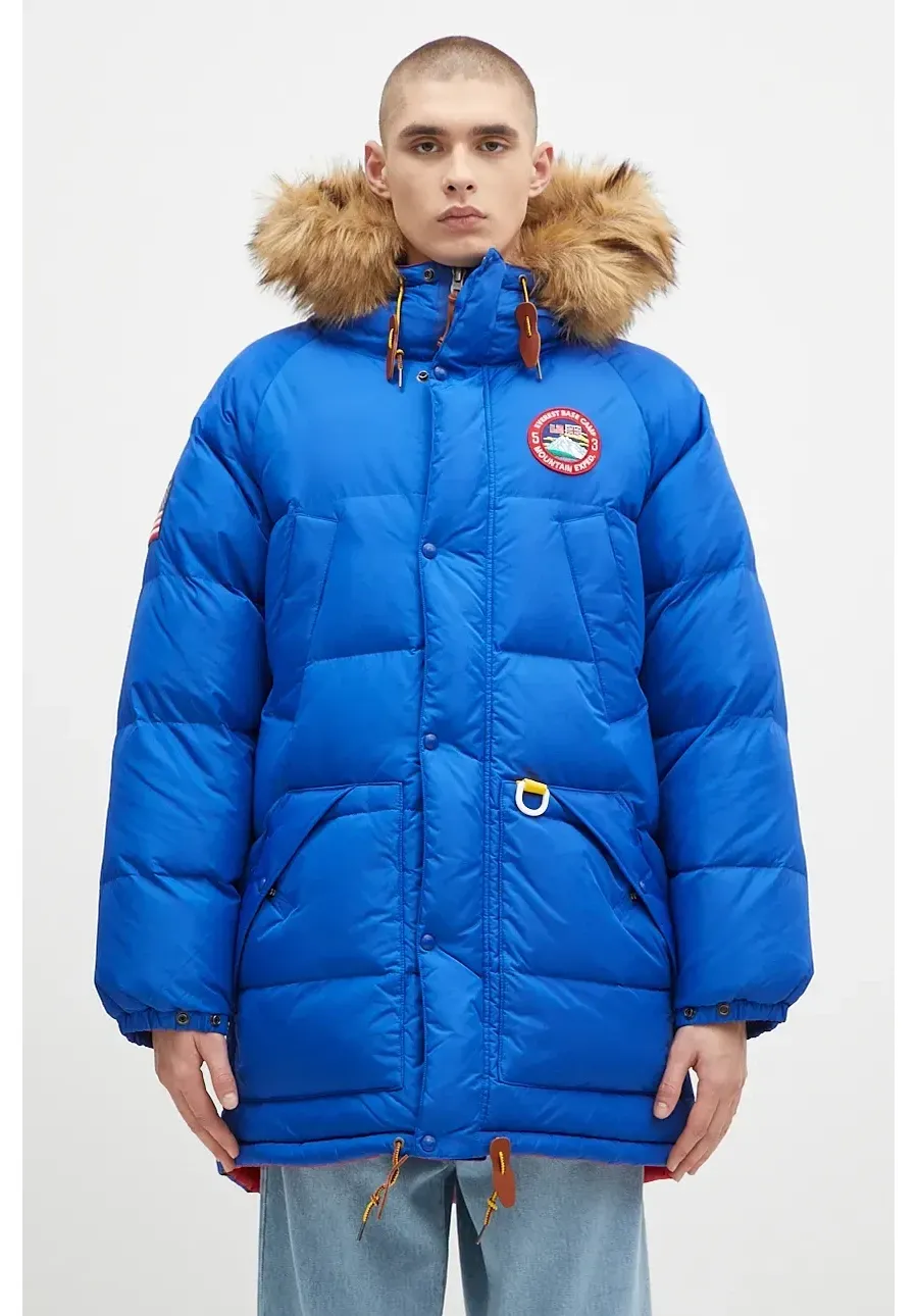obrazek 1 Polo Ralph Lauren kurtka puchowa dwustronna Ripstop-Rev Talvi Parka męska kolor niebieski zimowa 710946045