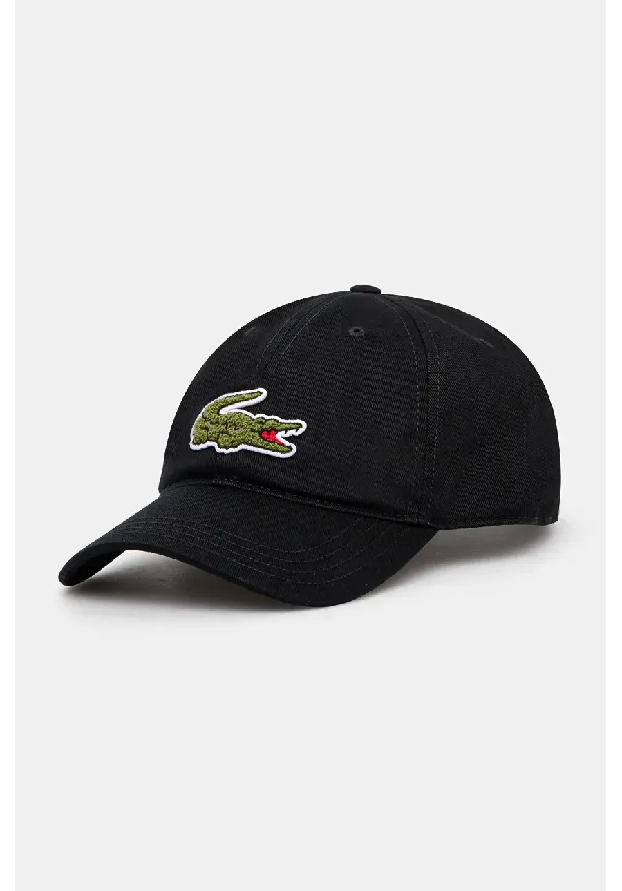 obrazek 1 Lacoste czapka z daszkiem kolor czarny z aplikacją RK3186