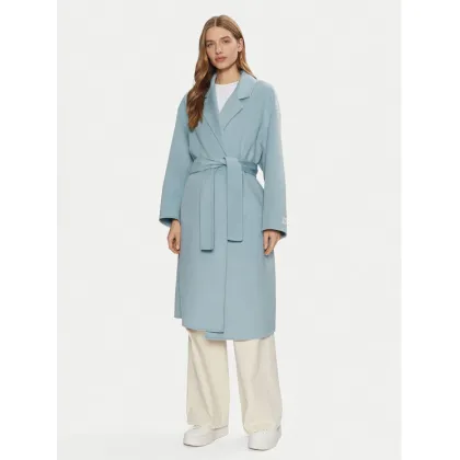 Zdjęcie Calvin Klein Płaszcz wełniany K20K207813 Błękitny Regular Fit