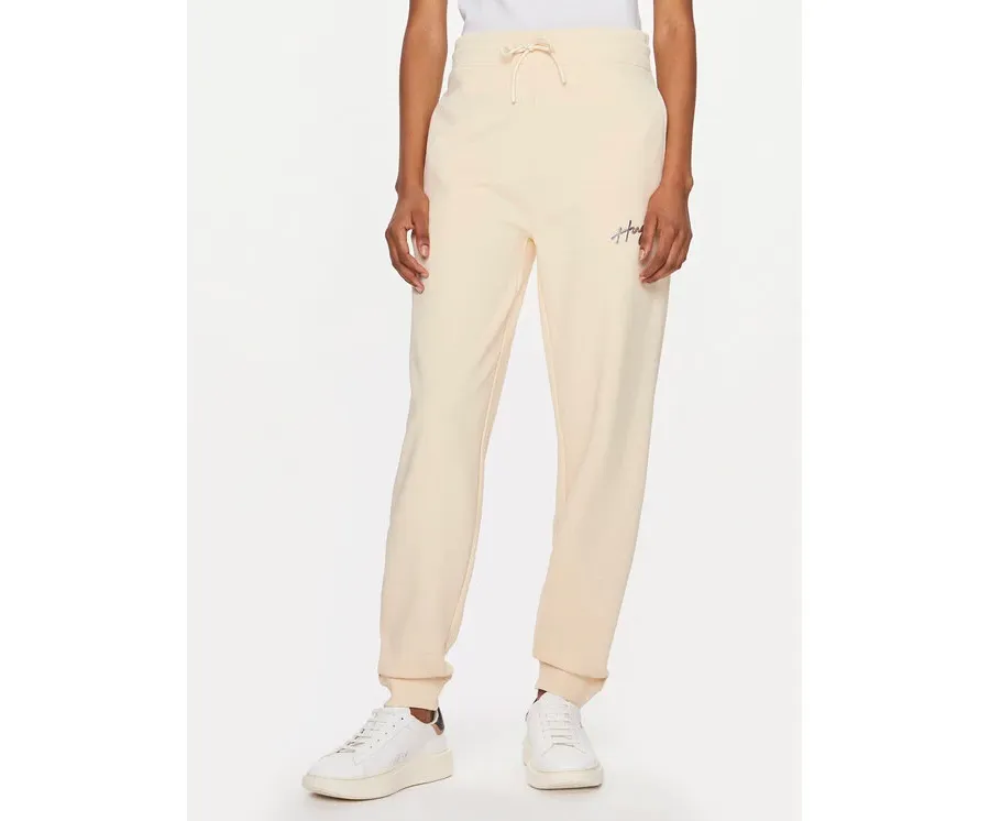 obrazek 1 Hugo Spodnie dresowe Easy 50509171 Beżowy Relaxed Fit HUGO