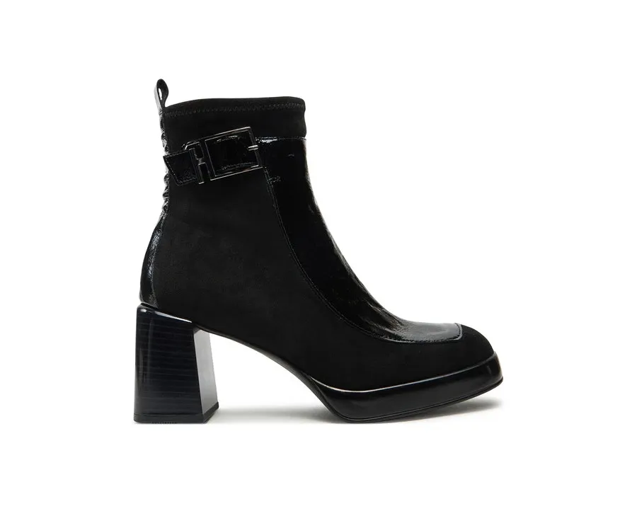 obrazek 1 Hispanitas Botki Velour Str-I24 HI243664 Czarny