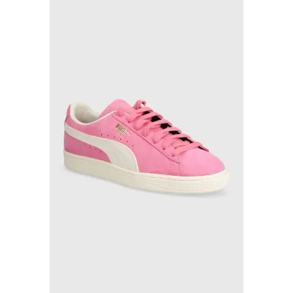 Zdjęcie Puma sneakersy zamszowe Suede Neon kolor różowy 396507