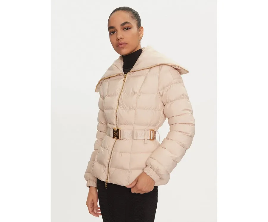 obrazek 1 Elisabetta Franchi Kurtka zimowa PI-76D-46E2-V680 Écru Regular Fit