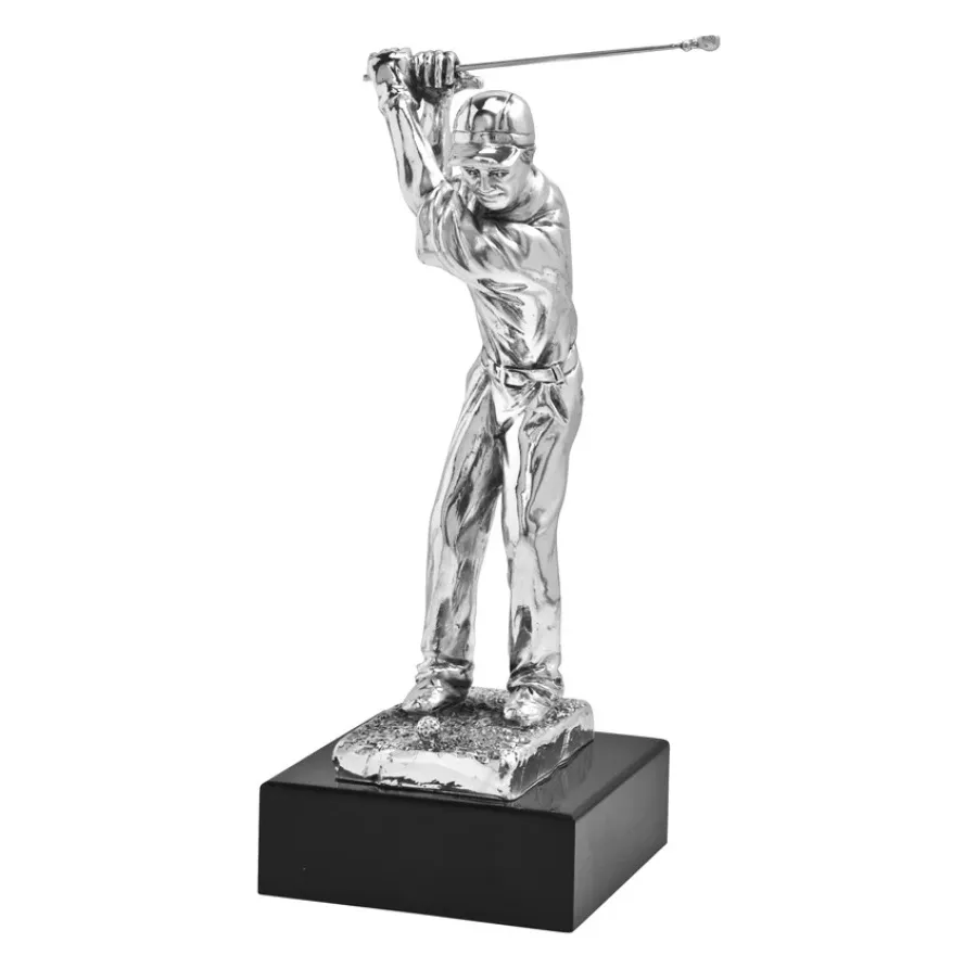 picture 1 Silver-plated golfer's figure - Astra Argenti