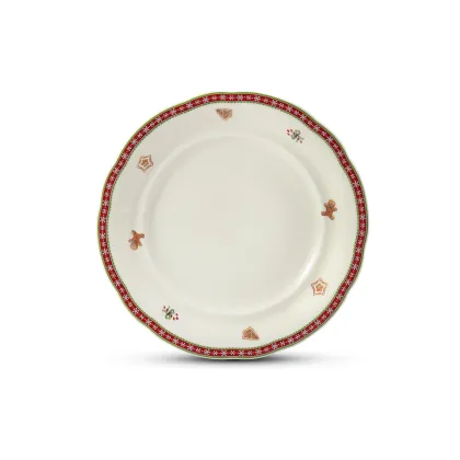Zdjęcie Luksusowy talerz deserowy z porcelany z kolekcji Christmas gingerbread – Leander