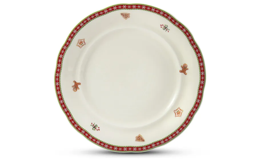obrazek 1 Luksusowy talerz deserowy z porcelany z kolekcji Christmas gingerbread – Leander