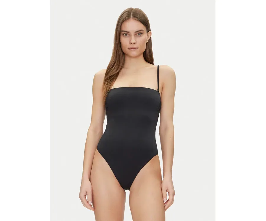 obrazek 1 Calvin Klein Swimwear Strój kąpielowy Bandeau One Piece-Rp KW0KW02709 Czarny
