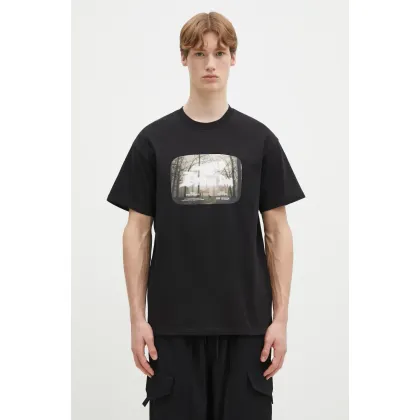 Zdjęcie Carhartt WIP t-shirt bawełniany Greatest Flicks męski kolor czarny z nadrukiem I034393.89XX