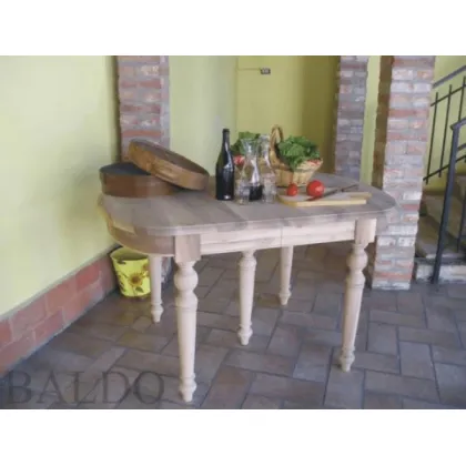 Zdjęcie Ręcznie wykonany drewniany stół rozkładany z Włoch