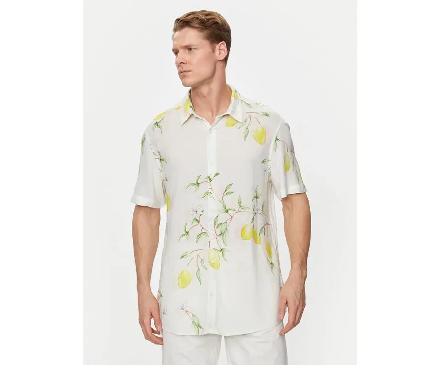 obrazek 1 Guess Koszula M4GH59 WD4Z2 Biały Slim Fit