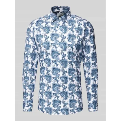 Zdjęcie Koszula biznesowa o kroju slim fit z listwą guzikową