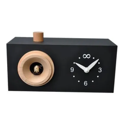 Picture Original desk cuckoo clock in the shape of a radio