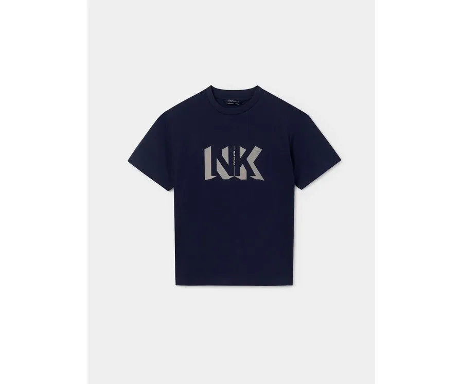 obrazek 1 Mayoral T-Shirt 840 Granatowy Regular Fit