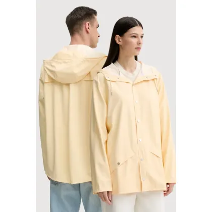 Zdjęcie Rains kurtka Jacket W3 kolor żółty przejściowa 12010