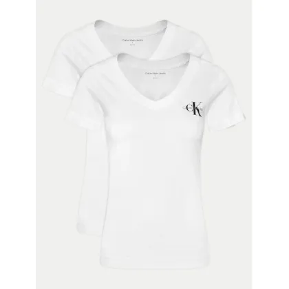 Zdjęcie Calvin Klein Jeans Komplet 2 t-shirtów J20J223447 Biały Regular Fit