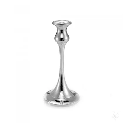 Zdjęcie Nowoczesny pojedynczy srebrny świecznik Moderno - Zaramella Argenti