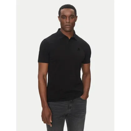 Zdjęcie KARL LAGERFELD Polo 745750 500221 Czarny Regular Fit
