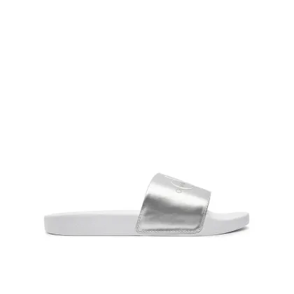Zdjęcie Calvin Klein Jeans Klapki Slide Ny Pearl YW0YW01243 Srebrny