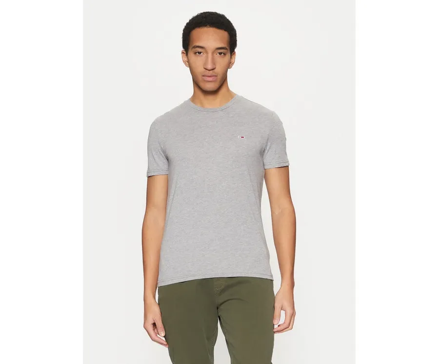 obrazek 1 Tommy Jeans T-Shirt Jaspe DM0DM20363 Szary Slim Fit