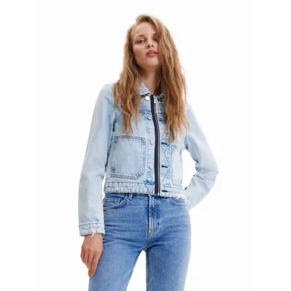 Zdjęcie Desigual Kurtka jeansowa Feriha 23SWED27 Niebieski Regular Fit