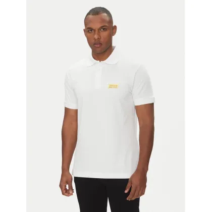 Zdjęcie Versace Jeans Couture Polo 78GAGT08 Biały Regular Fit