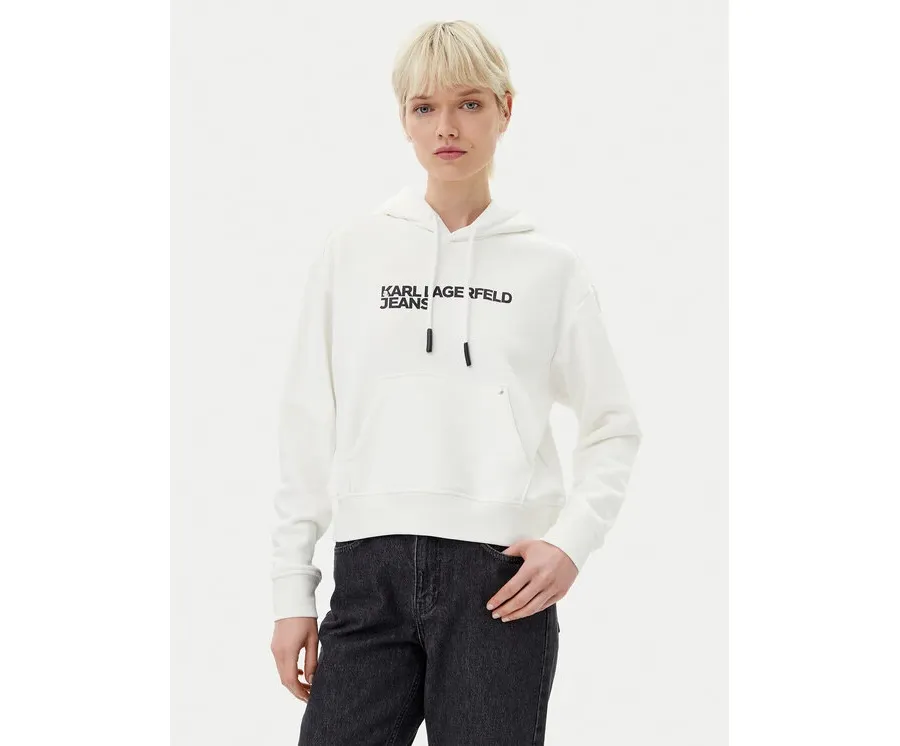obrazek 1 Karl Lagerfeld Jeans Bluza A2W20053 Biały Regular Fit