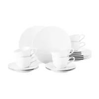 Picture Porcelain 18-piece coffee set from Germany - Seltmann Weiden
