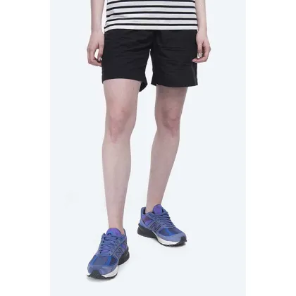 Zdjęcie Norse Projects szorty bawełniane Sophia Light kolor czarny gładkie high waist NW35.0036.9999-9999
