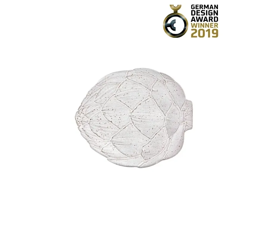 obrazek 1 Ceramiczny talerz obiadowy w kolorze białym - Bordallo Pinheiro