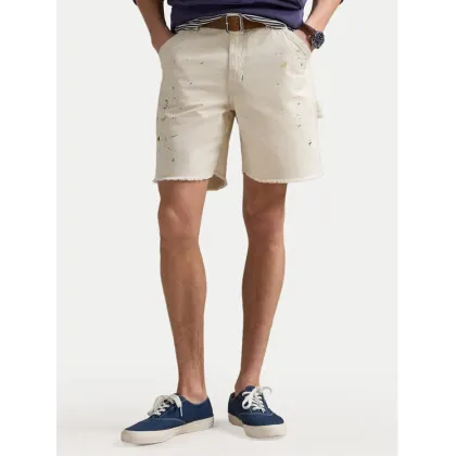 Zdjęcie Polo Ralph Lauren Szorty materiałowe 710963172001 Biały Relaxed Fit
