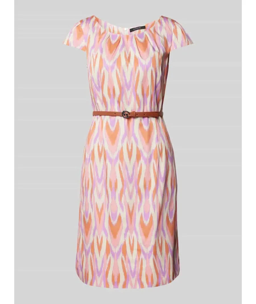 obrazek 1 Sukienka mini z paskiem w talii