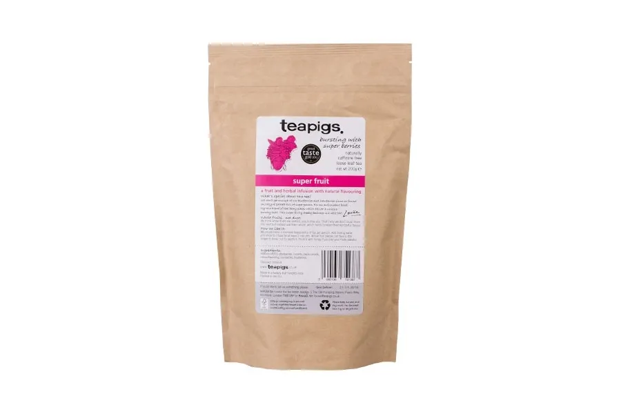 obrazek 1 teapigs Super Fruit herbata sypana 200g TEAPIGS