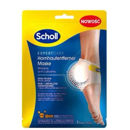 Zdjęcie Scholl Expert Care Złuszczająca Maska na Pięty z Kwasami AHA 1 sztuka