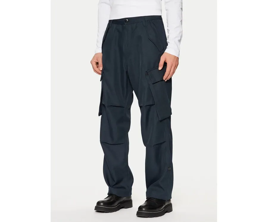 obrazek 1 G-Star Raw Spodnie materiałowe R-3N D25224 862 Granatowy Straight Fit