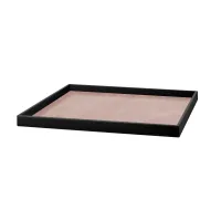 Picture Unique Mondo leather tray 30x30xH3 cm, ash pink