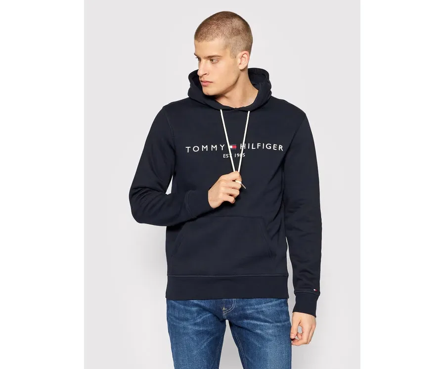 obrazek 1 Tommy Hilfiger Bluza Core Logo MW0MW10752 Granatowy Regular Fit