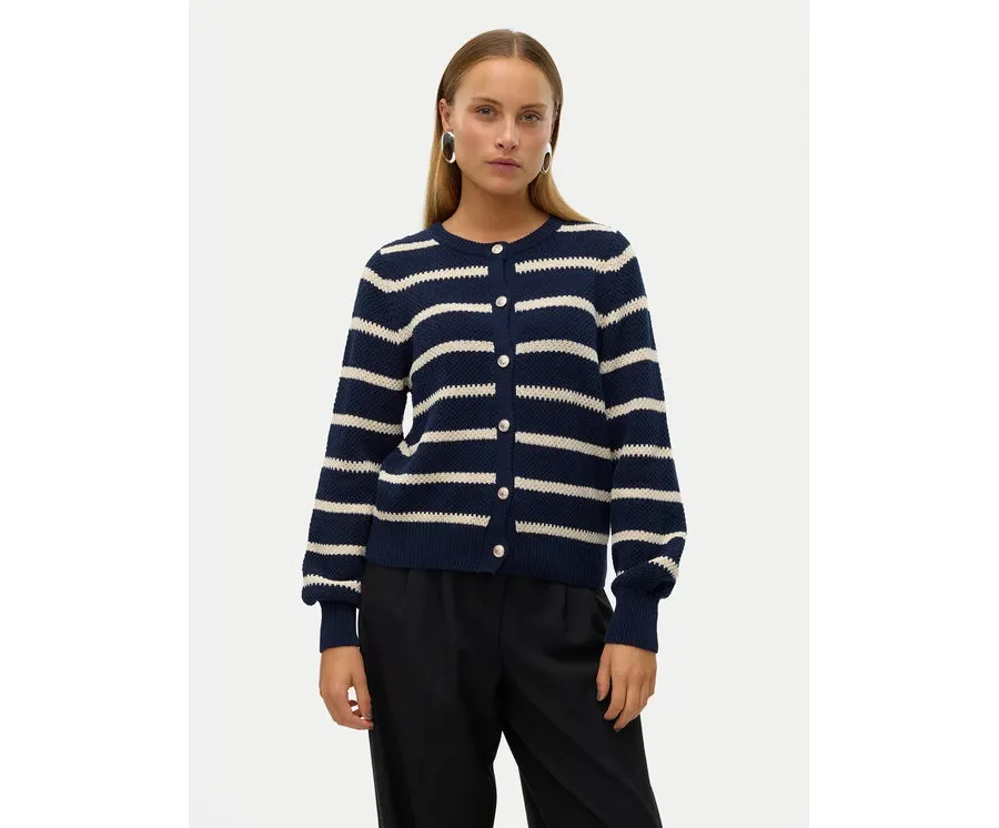 obrazek 1 Vero Moda Kardigan Amazing 10319138 Granatowy Regular Fit
