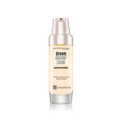Zdjęcie Maybelline Dream Radiant Liquid Podkład w płynie 30 ml Nr. 3 - True Ivory