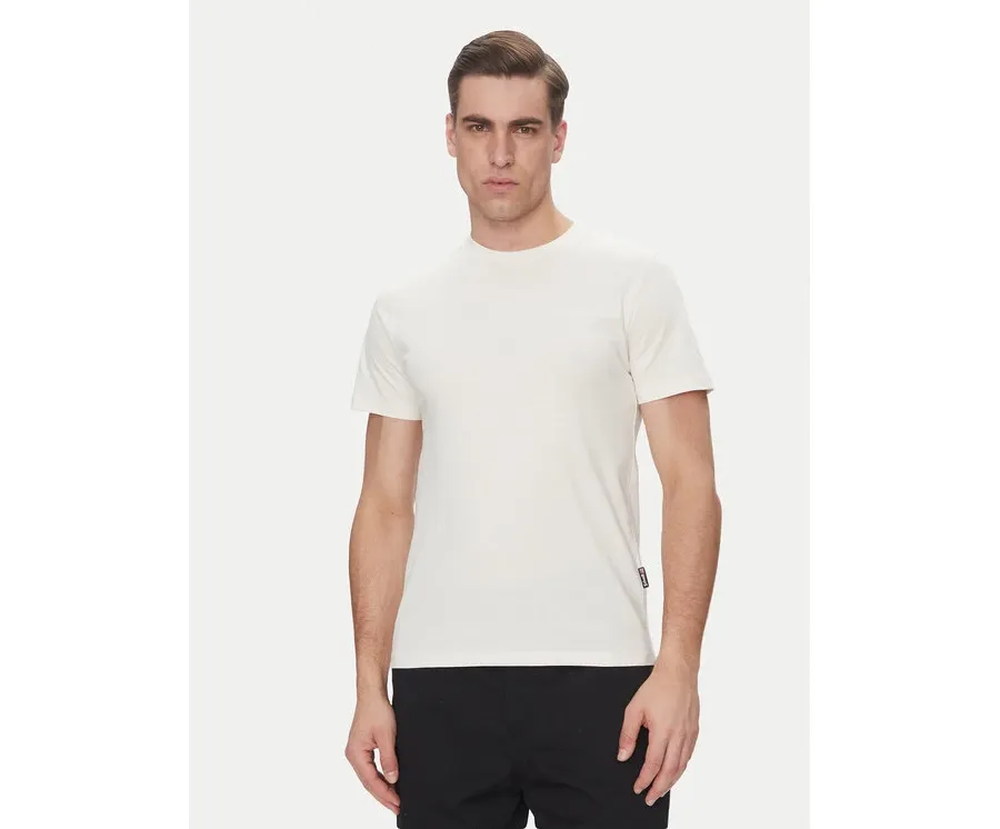 obrazek 1 SCHOTT N.Y.C. T-Shirt Tsstuarts Biały Standard Fit